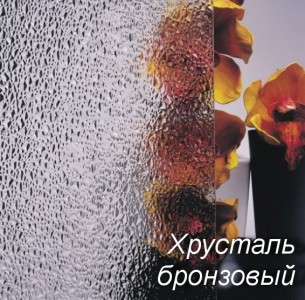 Стекло хрусталь бронзовый